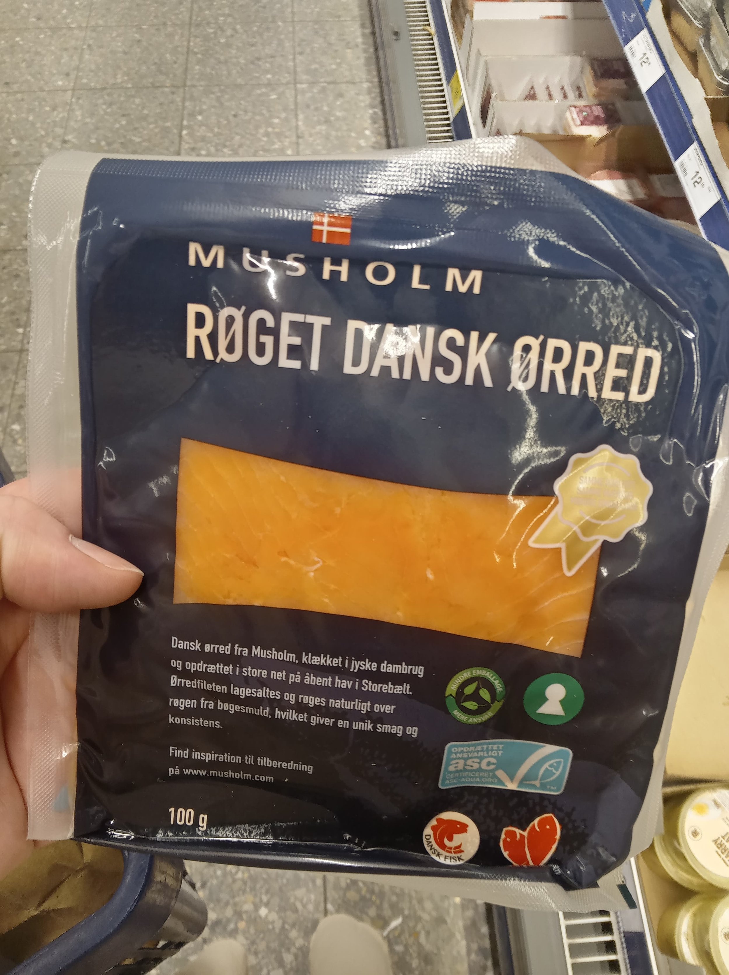 Musholm Røget dansk ørred
