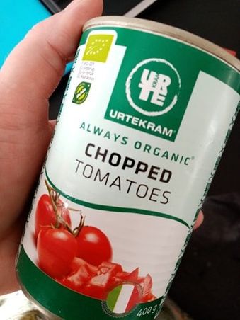 Urtekram økologiske chopped tomatoes