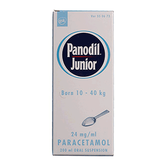 Panodil junior til oral opløsning ndeholder Aspartam