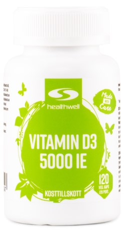 Healthwell D3 vitamin høj dosis