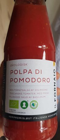 Økologisk tomatsauce
